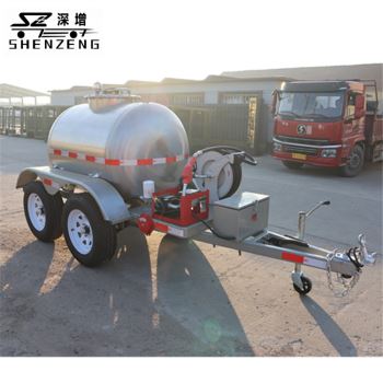 1000升不銹鋼油罐拖車